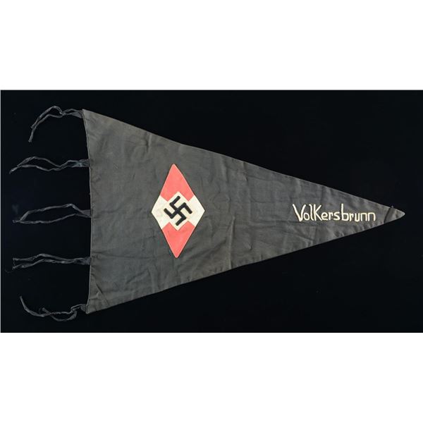 WWII GERMAN HJ PENNANT.