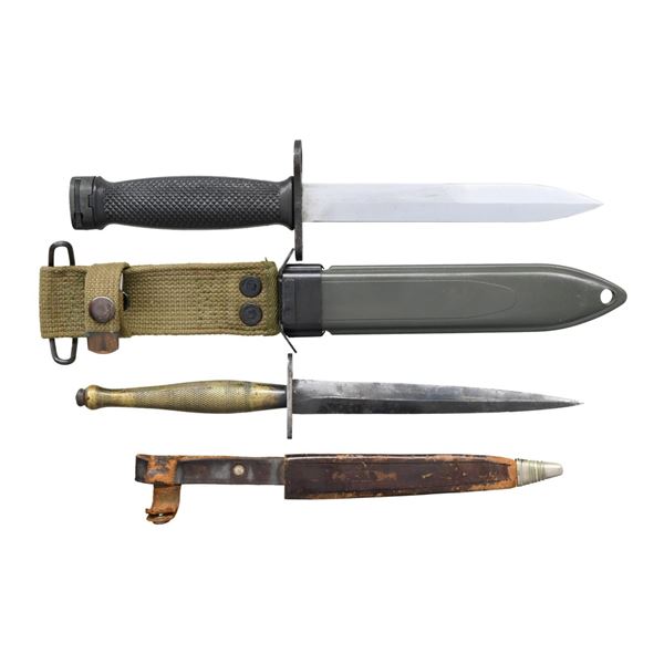 2 MILITARY EDGED WEAPONS.