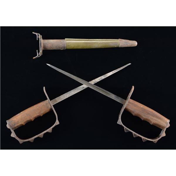 2 US M1917 TRENCH KNIVES.
