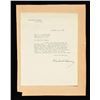 Image 2 : 2 TYPED PRESIDENTIAL SIGNED LETTERS BY HOOVER &