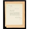 Image 2 : 2 TYPED PRESIDENTIAL SIGNED LETTERS BY HOOVER &