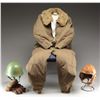 Image 1 : WWII JAPANESE FUR-LINED FLIGHT SUIT, GLOVES, &