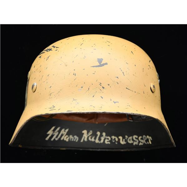 WWII STYLE SS TROPICAL HELMET.