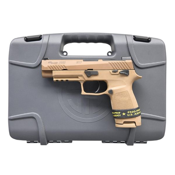 SIG SAUER P320-M17 SEMI AUTO PISTOL.