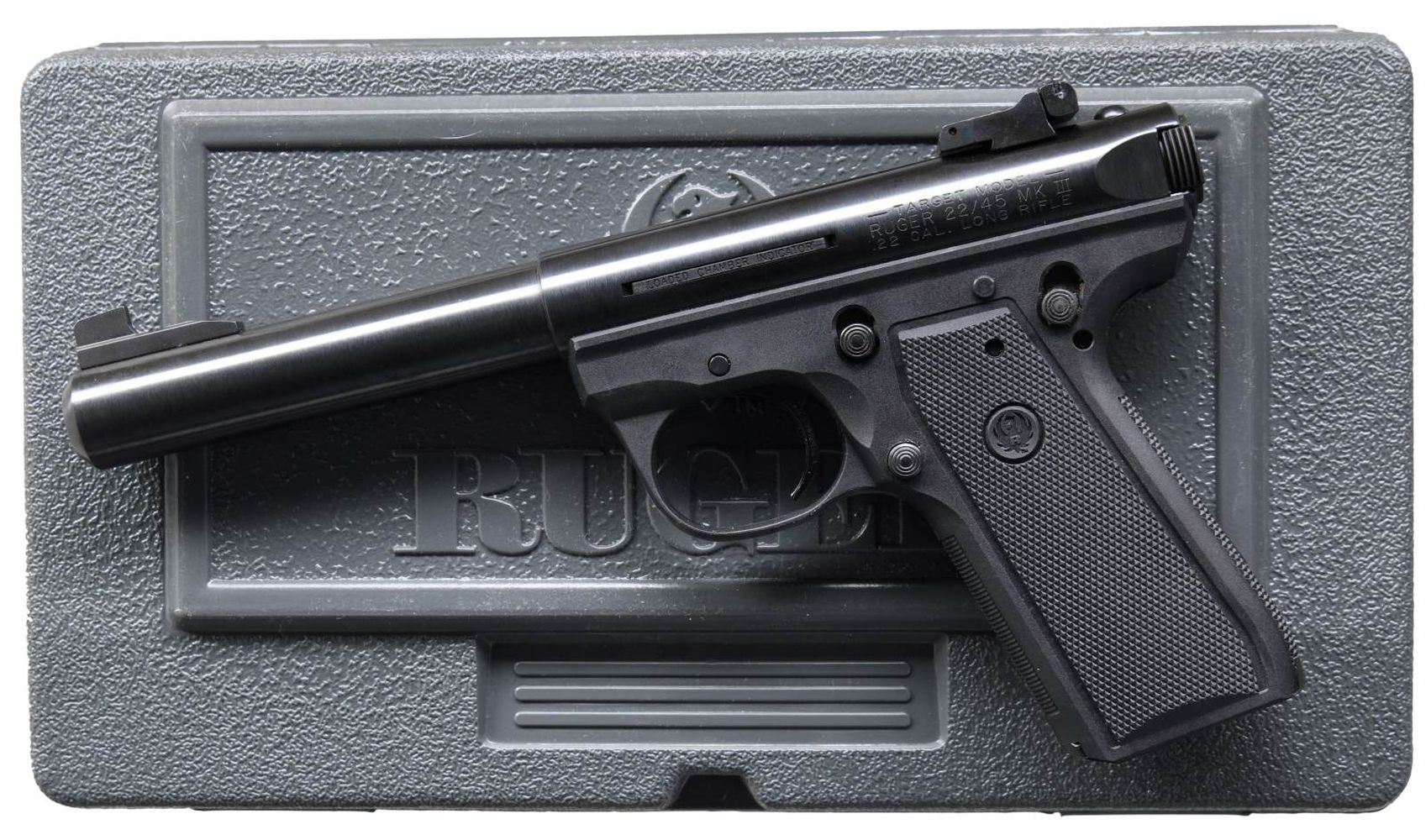 Target Semi RUGER 22/45 MK III TARGET SEMI-AUTO PISTOL. - Poulin Auctions