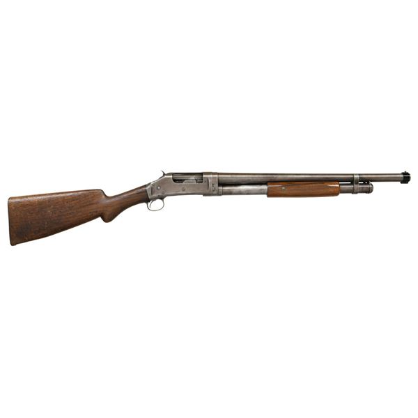 WINCHESTER 1897 PUMP ACTION SHOTGUN.