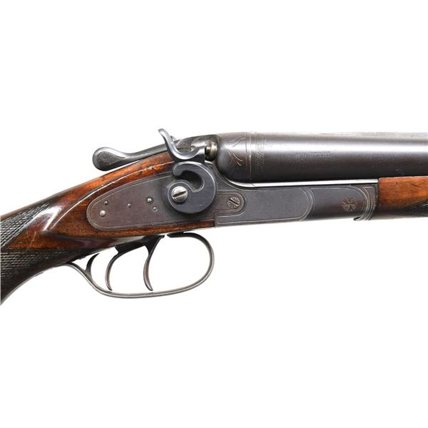 GERMAN GECO SXS HAMMER SHOTGUN.