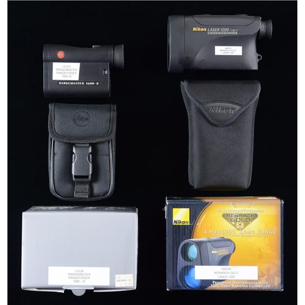 2 RANGEFINDERS BY LEICA & NIKON.