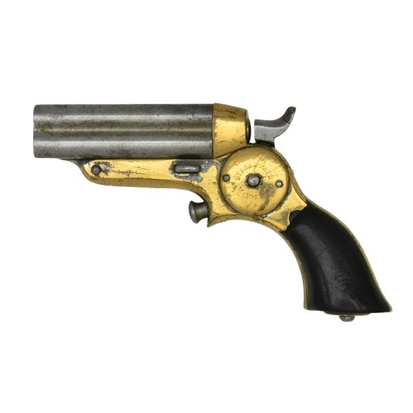 EBEN T. STARR 4 BARREL PEPPERBOX.