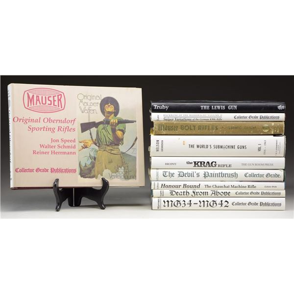 LOT OF FIREARM REFERENCE BOOKS.