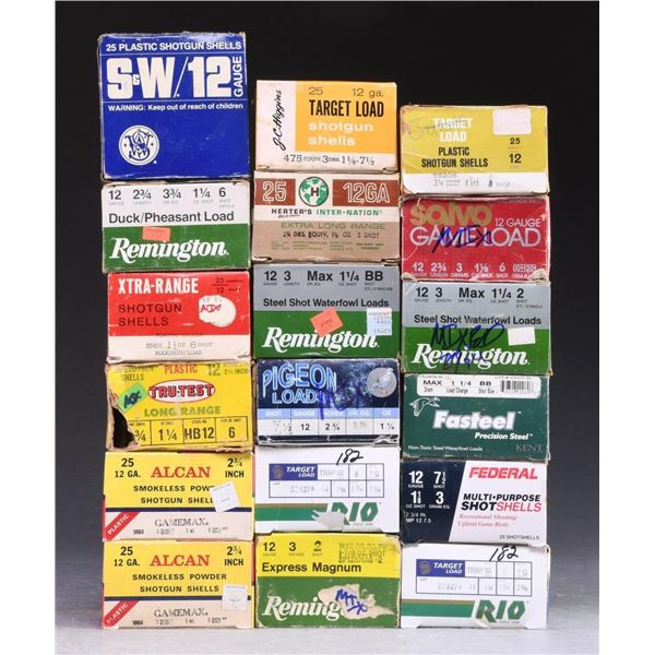 LARGE LOT OF ASSORTED SHOTGUN AMMO.