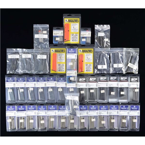 42 SMITH & WESSON PISTOL MAGAZINES.