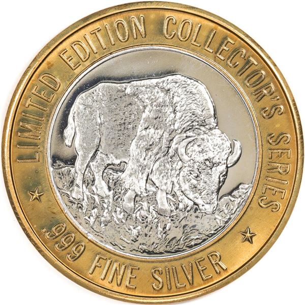 .999 Fine Silver Rainbow Casino & Bingo $10 Limited Edition Gaming Token