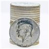 Image 1 : Roll of (20) Brilliant Uncirculated 1964-D Kennedy Half Dollar Coins