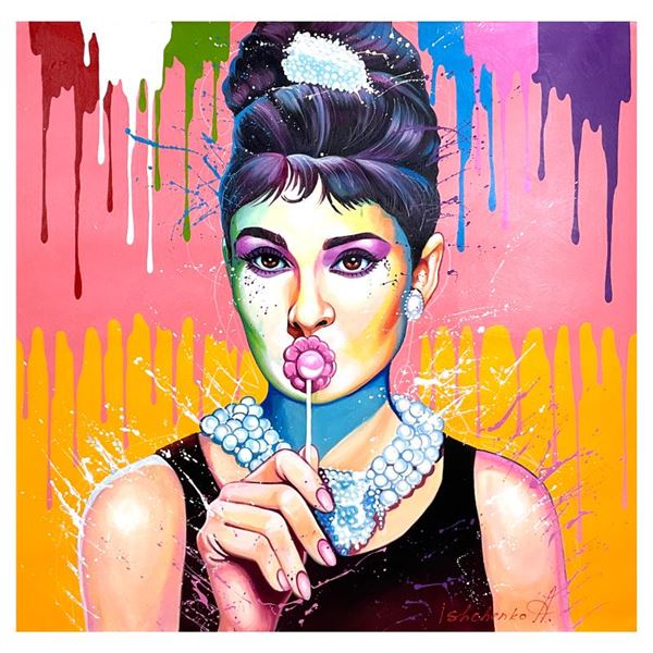 Alexander Ishchenko "Audrey Hepburn" Original Acrylic on Canvas