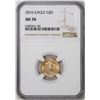 Image 1 : 2016 $5 American Gold Eagle Coin NGC MS70