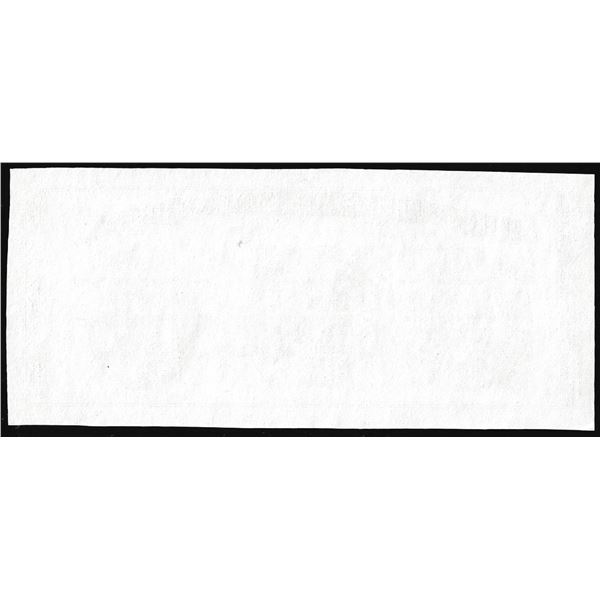 Circa 1970's Washington Center Giori Test Ink Smear Error Note