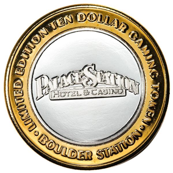.999 Silver Boulder Station Hotel Casino Las Vegas, NV $10 Limited Casino Token