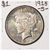 Image 1 : 1925-S $1 Peace Silver Dollar Coin