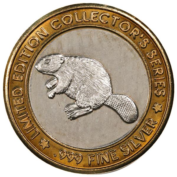 .999 Silver Chip - In Casino Harris, MI $10 Limited Edition Casino Gaming Token