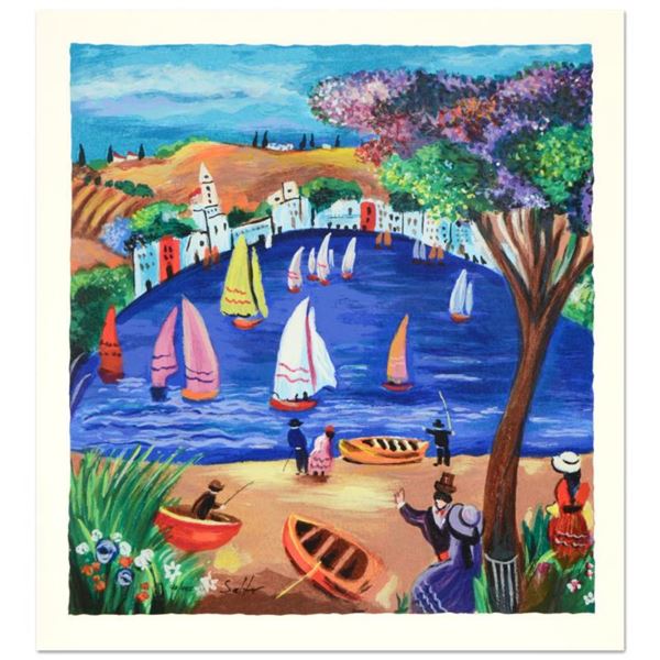 Shlomo Alter (1936-2021) "Near the Lake" Limited Edition Serigraph on Paper