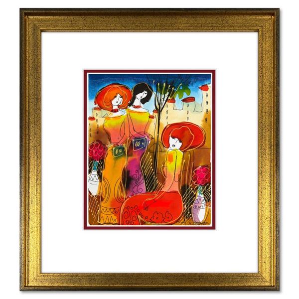 Moshe Leider Original Mixed Media on Paper