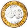 Image 1 : .999 Fine Silver Gold Coast Las Vegas, Nevada $10 Casino Limited Edition Gaming Token