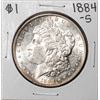 Image 1 : 1884-S $1 Morgan Silver Dollar Coin