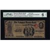 Original $1 Warren Bank, Rhode Island National Currency Note CH#1419 PMG Good 6 Net
