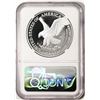 Image 2 : 2023-W $1 Proof American Silver Eagle Coin NGC PF69 Ultra Cameo Congratulations Set
