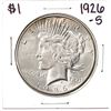 1926-S $1 Peace Silver Dollar Coin