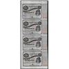Uncut Sheet of (4) State of Louisiana Baby Bond Obsolete Notes