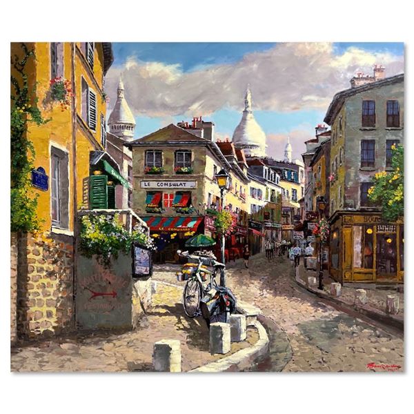 Sam Park  Montmartre  Limited Edition Serigraph on Paper