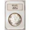 Image 1 : 1880-S $1 Morgan Silver Dollar Coin NGC MS65 Old Fatty Holder Nice Toning