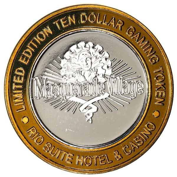 .999 Silver Rio Suite Hotel & Casino Las Vegas $10 Limited Edition Gaming Token