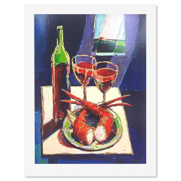 Robert Burridge "Food for Thought" Limited Edition Serigraph on Paper