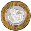 Image 1 : .999 Silver Sam's Town Las Vegas, Nevada $10 Casino Limited Edition Gaming Token