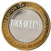 Image 3 : .999 Silver Four Queens Casino Hotel Las Vegas $10 Limited Edition Gaming Token