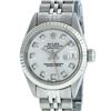 Image 1 : Rolex Ladies Stainless Steel Diamond Datejust Wristwatch