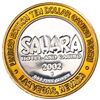 Image 2 : .999 Silver Sahara Las Vegas, Nevada $10 Casino Limited Edition Gaming Token