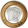 Image 1 : .999 Silver Four Queens Casino Hotel Las Vegas $10 Limited Edition Gaming Token