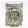 Image 1 : Roll of (20) Brilliant Uncirculated 1964-D Kennedy Half Dollar Coins