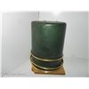 Image 1 : Partylite 6" 3 Wick Green Candle on Gold Style Base in Box