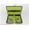 Image 1 : Jewellery Box with Various Jewellery & 3 Watches