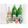 Image 2 : Assortment of Vintage Glass Bottles and such