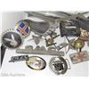 Image 2 : Box of Vehicle Grill Emblems, Belt Buckles and