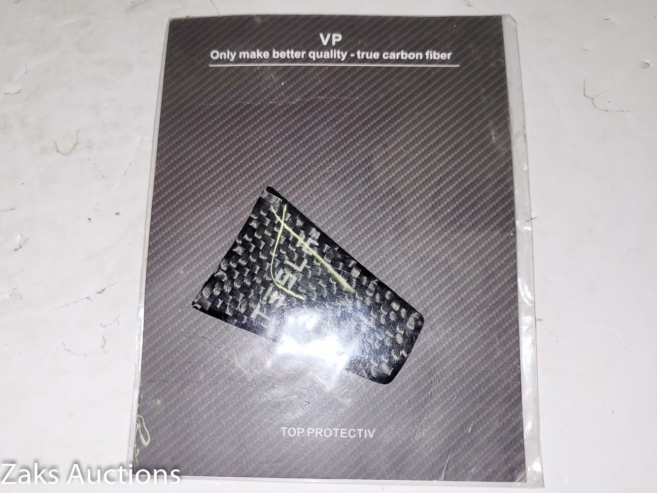 Topfit Car Interior Tesla Sticker - Carbon Fibre