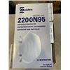 Image 2 : 10 BOXES OF MOLDEX 2200N95 RESPIRATOR MASKS - 20 PER BOX, 200 TOTAL