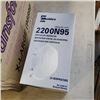 Image 2 : 10 BOXES OF MOLDEX 2200N95 RESPIRATOR MASKS - 20 PER BOX, 200 TOTAL