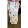 Image 2 : WHITE BOOKSHELF, 16 INCH X 47 INCH TALL